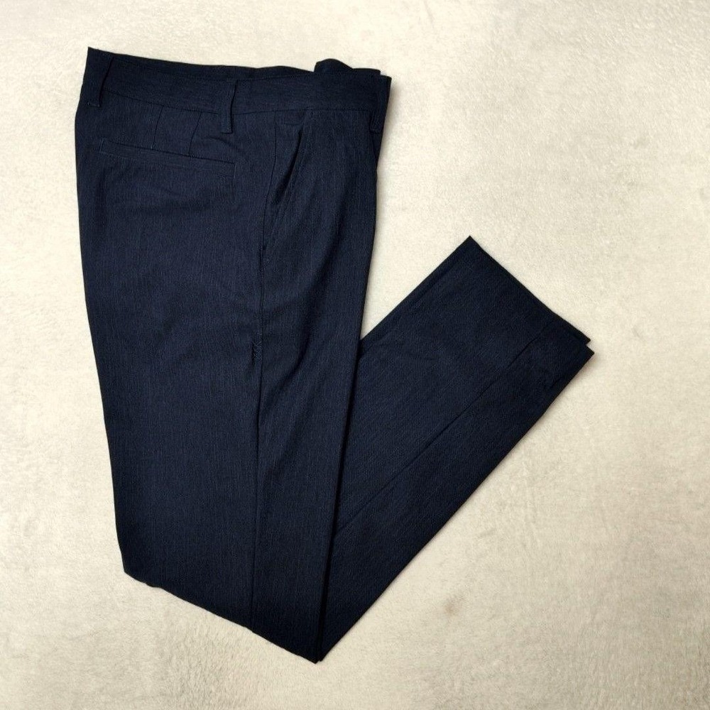 Rhone Pants Mens 32x32 Blue Chino Commuter Flat Front Travel Work Business